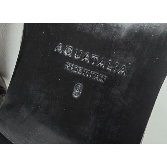 Aquatalia Oribella Suede Ankle Boots Sz 9 Waterproof Booties Grey Western - Picture 9 of 11